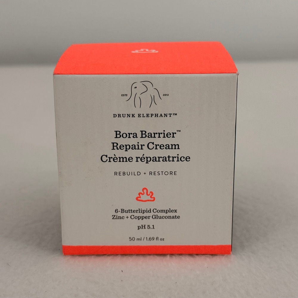 Drunk Elephant Bora Barrier Repair Cream 50ml 1.69oz Moisturizer New in Box